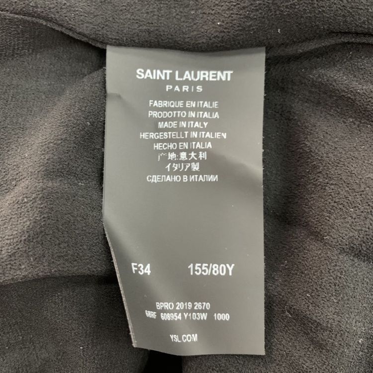 Saint Laurent Paris Saint Laurent Pleated Mini Dress Size 34 Size XS / US 0-2 / IT 36-38 - 3 Thumbnail