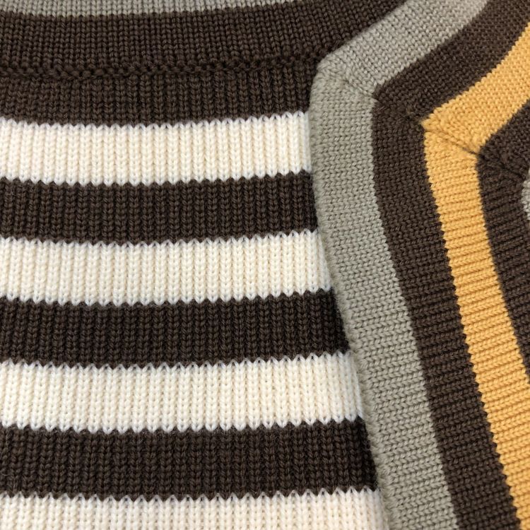 Yves Saint Laurent Yves Saint Laurent Striped Knit Sweater Size S Size S / US 4 / IT 40 - 5 Thumbnail