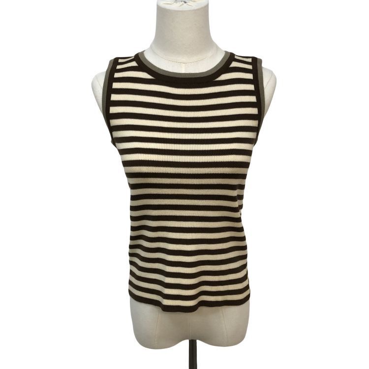 Yves Saint Laurent Yves Saint Laurent Striped Knit Sweater Size S Size S / US 4 / IT 40 - 2 Thumbnail