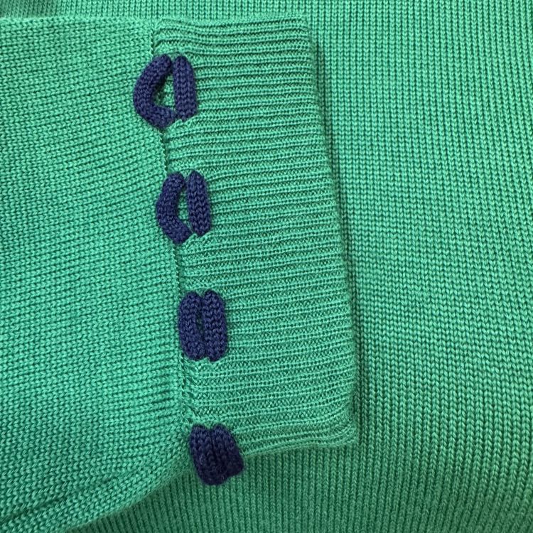 Yves Saint Laurent Yves Saint Laurent Green Wool Knit Sweater Size M Size US M / EU 48-50 / 2 - 6 Thumbnail
