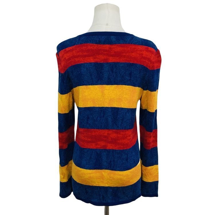 Yves Saint Laurent Yves Saint Laurent Striped Knit Cardigan Size M Size US M / EU 48-50 / 2 - 2 Thumbnail