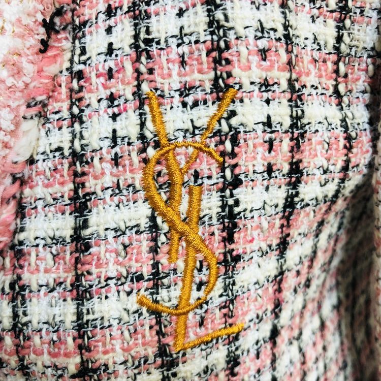 Saint Laurent Paris Saint Laurent Tweed Jacket Size M / US 6-8 / IT 42-44 - 5 Thumbnail