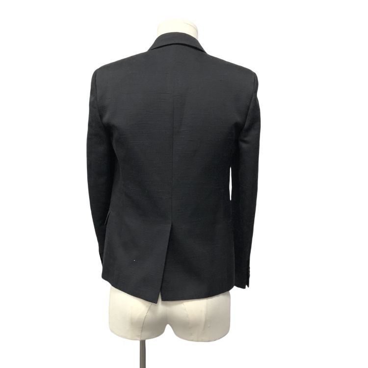 Saint Laurent Paris Saint Laurent Black Silk Blazer Size 36R Size 36R - 2 Thumbnail