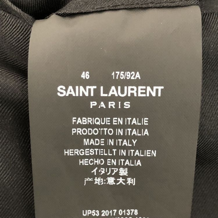 Saint Laurent Paris Saint Laurent Black Silk Blazer Size 36R Size 36R - 3 Thumbnail