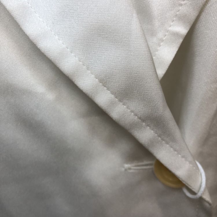 Yves Saint Laurent Yves Saint Laurent White Double Breasted Blouse Size M Size M / US 6-8 / IT 42-44 - 8 Thumbnail