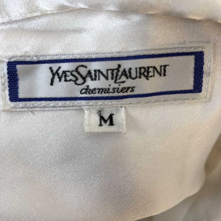 Yves Saint Laurent Yves Saint Laurent White Double Breasted Blouse Size M Size M / US 6-8 / IT 42-44 - 3 Thumbnail