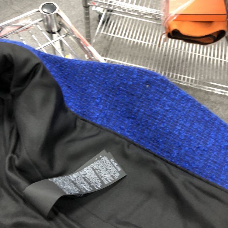 Saint Laurent Paris Saint Laurent Blue Textured Wool Mohair Blazer Size F40 Size M / US 6-8 / IT 42-44 - 7 Thumbnail