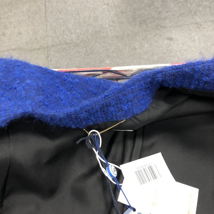 Saint Laurent Paris Saint Laurent Blue Textured Wool Mohair Blazer Size F40 Size M / US 6-8 / IT 42-44 - 6 Thumbnail