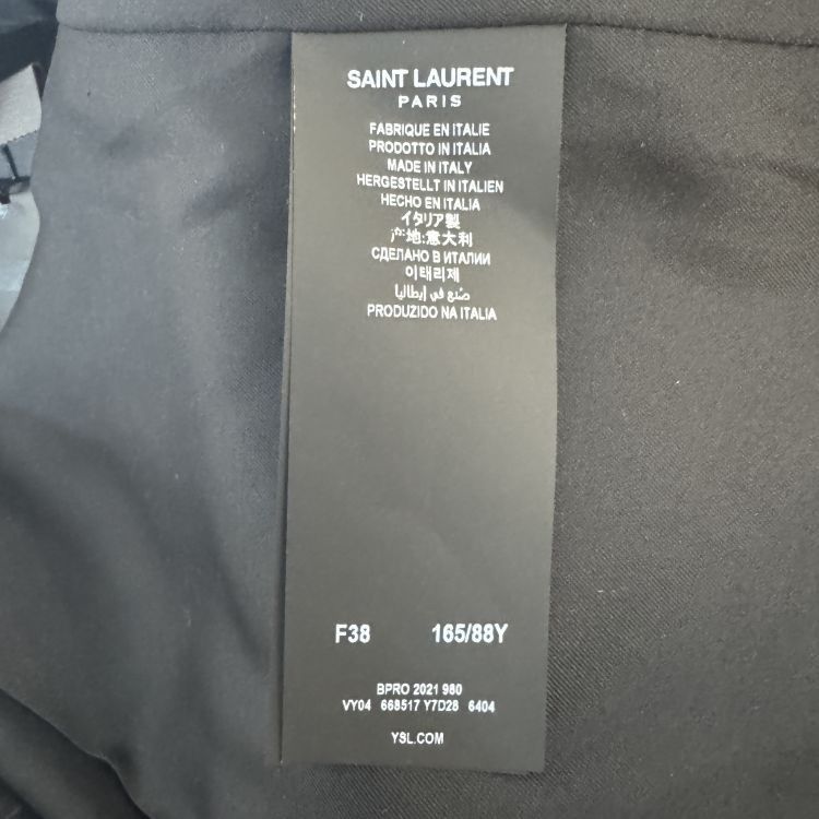 Saint Laurent Paris Saint Laurent Red Textured Wool Jacket Size 38 Size S / US 4 / IT 40 - 3 Thumbnail