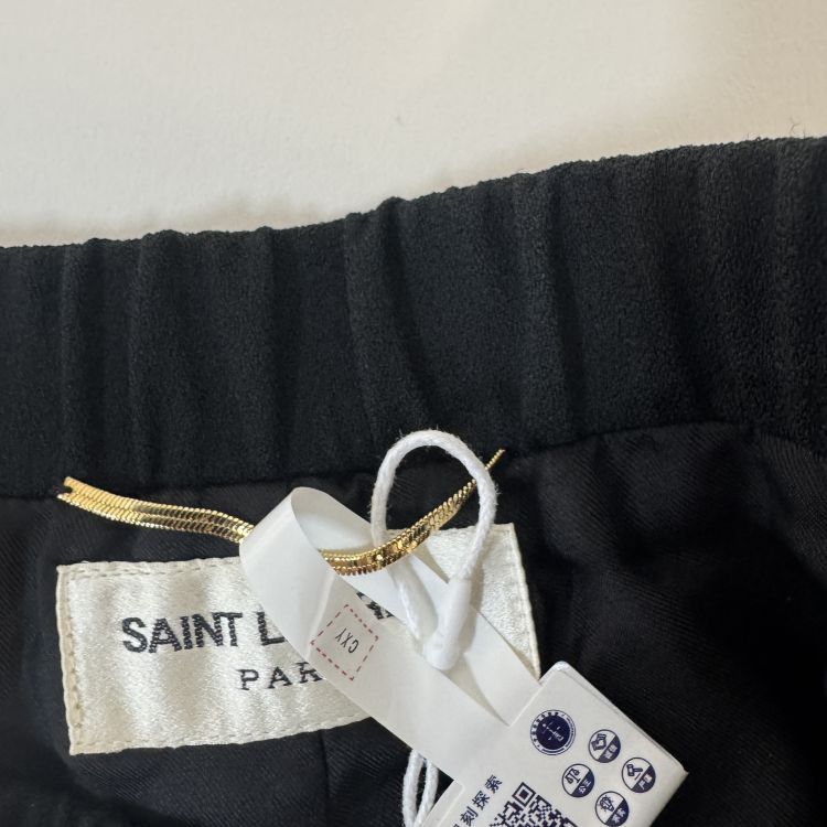 Saint Laurent Paris Saint Laurent Gold Embroidery Shorts Size 34 Size 25" / US 0 / IT 36 - 3 Thumbnail