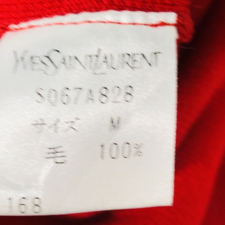 Saint Laurent Paris Saint Laurent Red Wool Dress Size M Size M / US 6-8 / IT 42-44 - 3 Thumbnail