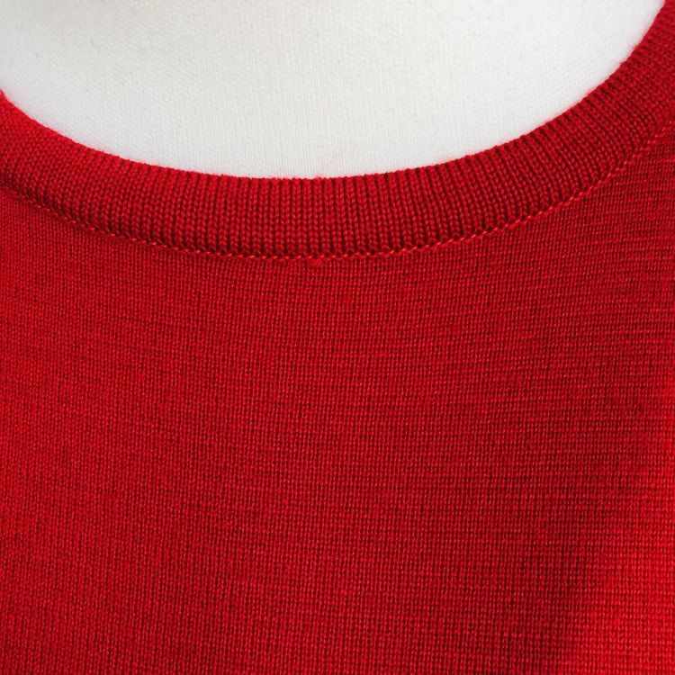 Saint Laurent Paris Saint Laurent Red Wool Dress Size M Size M / US 6-8 / IT 42-44 - 5 Thumbnail