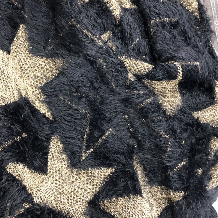 Saint Laurent Paris Saint Laurent Gold Star Shaggy Cardigan Size S Size US S / EU 44-46 / 1 - 9 Thumbnail