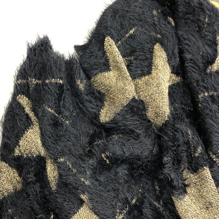 Saint Laurent Paris Saint Laurent Gold Star Shaggy Cardigan Size S Size US S / EU 44-46 / 1 - 8 Thumbnail