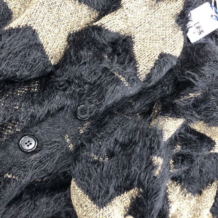 Saint Laurent Paris Saint Laurent Gold Star Shaggy Cardigan Size S Size US S / EU 44-46 / 1 - 7 Thumbnail