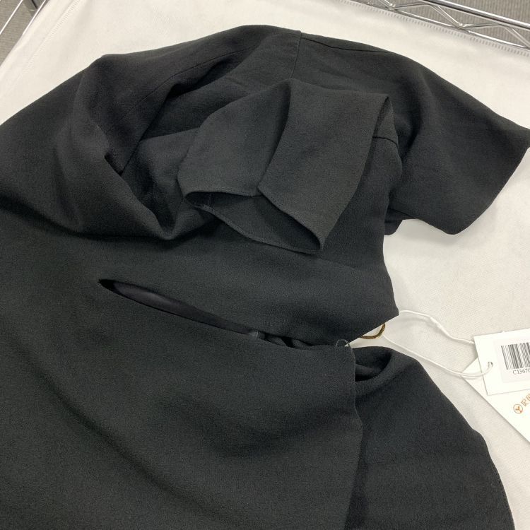 Saint Laurent Paris Saint Laurent Black Mini Dress Size 38 Size S / US 4 / IT 40 - 7 Thumbnail