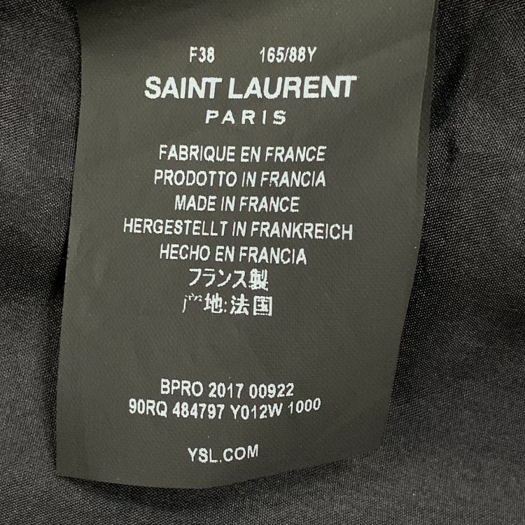 Saint Laurent Paris Saint Laurent Black Mini Dress Size 38 Size S / US 4 / IT 40 - 3 Thumbnail