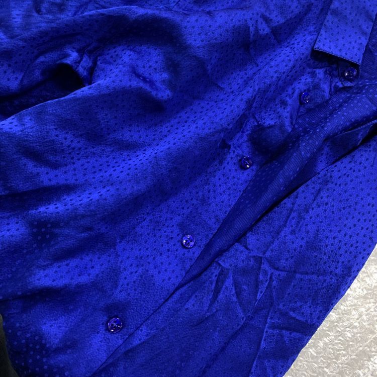 Saint Laurent Paris Saint Laurent Jacquard Dot Shirt Size S Size US S / EU 44-46 / 1 - 6 Thumbnail