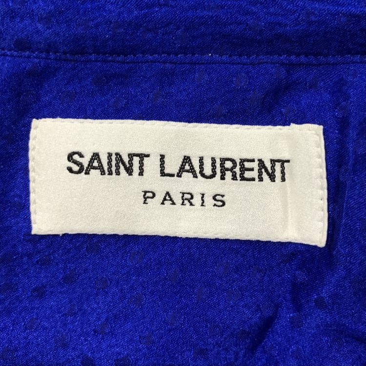 Saint Laurent Paris Saint Laurent Jacquard Dot Shirt Size S Size US S / EU 44-46 / 1 - 3 Thumbnail