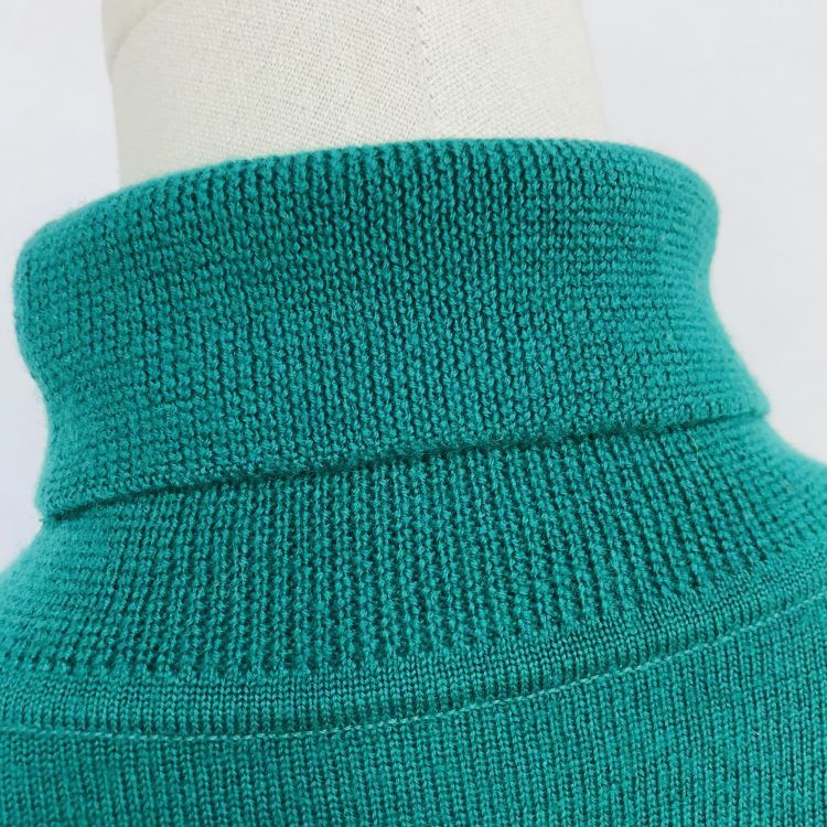 Saint Laurent Paris Saint Laurent Green Wool Turtleneck Sweater Size M Size US M / EU 48-50 / 2 - 5 Thumbnail