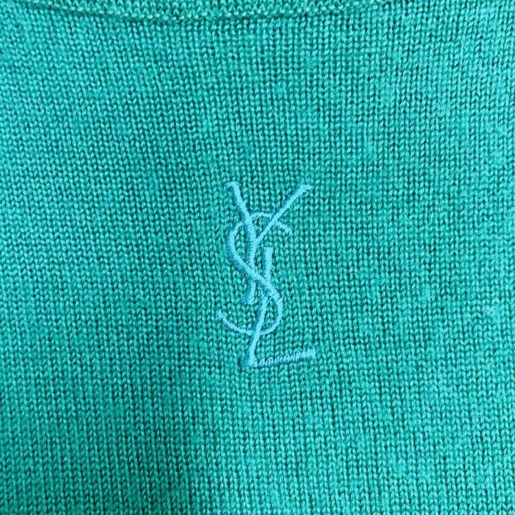 Saint Laurent Paris Saint Laurent Green Wool Turtleneck Sweater Size M Size US M / EU 48-50 / 2 - 4 Thumbnail