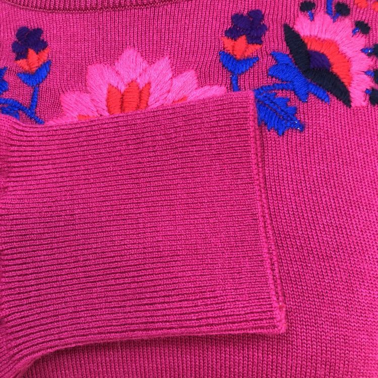 Yves Saint Laurent Yves Saint Laurent Floral Embroidered Sweater Size M Size M / US 6-8 / IT 42-44 - 5 Thumbnail