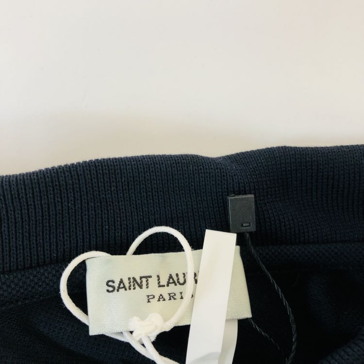 Saint Laurent Paris Saint Laurent YSL Logo Embroidered Polo Shirt Size S Size S / US 4 / IT 40 - 3 Thumbnail
