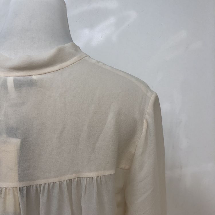 Saint Laurent Paris Saint Laurent Silk Tie Neck Blouse Size 36 Size XS / US 0-2 / IT 36-38 - 9 Thumbnail