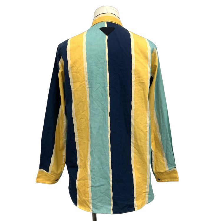 Prada Prada Striped Cotton Shirt Size S Size US S / EU 44-46 / 1 - 2 Thumbnail