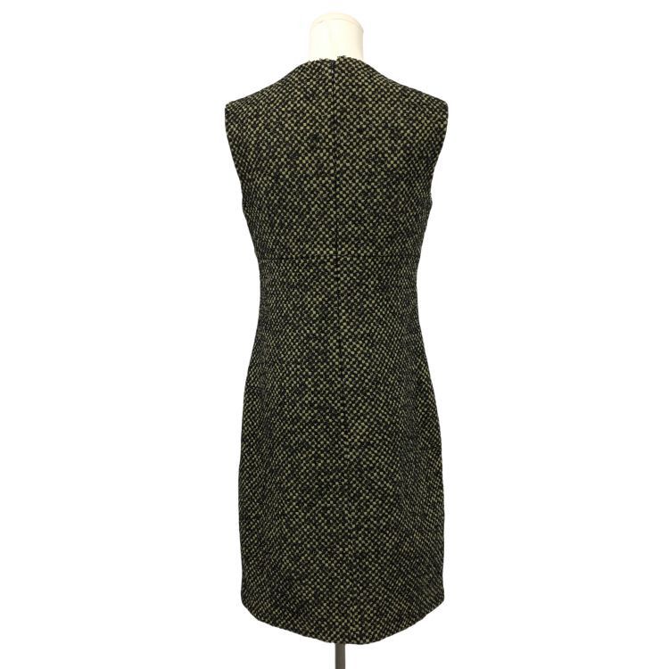 Prada Prada Checked Tweed Midi Dress Size 42 Size M / US 6-8 / IT 42-44 - 2 Thumbnail