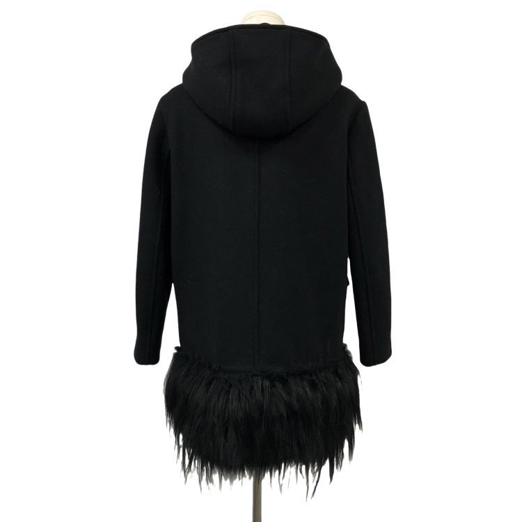 Prada Prada Fur Trim Hooded Coat Size 38 Size XS / US 0-2 / IT 36-38 - 2 Thumbnail