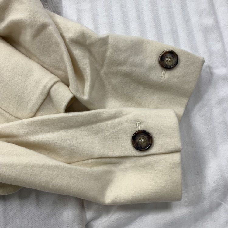 Prada Prada Cream Wool Blend Blazer Size 36 Size XS / US 0-2 / IT 36-38 - 8 Thumbnail