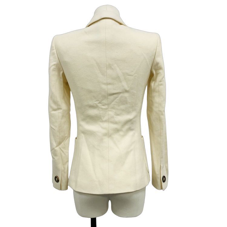 Prada Prada Cream Wool Blend Blazer Size 36 Size XS / US 0-2 / IT 36-38 - 2 Thumbnail