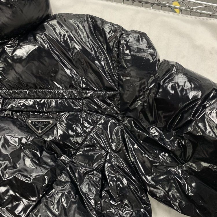 Prada Prada Shiny Nylon Down Jacket Size 38 Size XS / US 0-2 / IT 36-38 - 8 Thumbnail