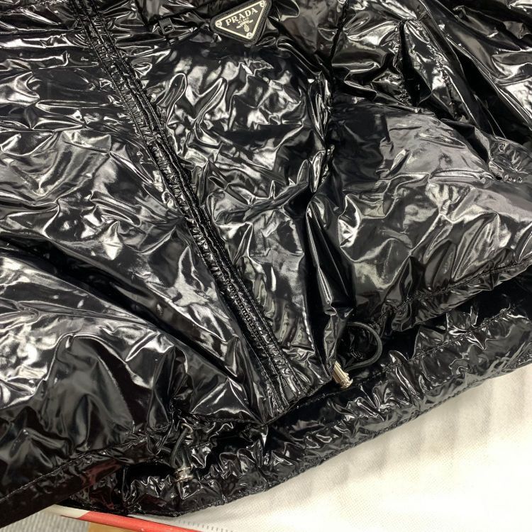 Prada Prada Shiny Nylon Down Jacket Size 38 Size XS / US 0-2 / IT 36-38 - 9 Thumbnail
