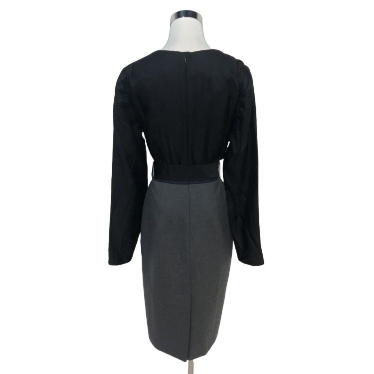 Prada Prada Colorblock Belted Midi Dress Size 40 Size S / US 4 / IT 40 - 2 Thumbnail