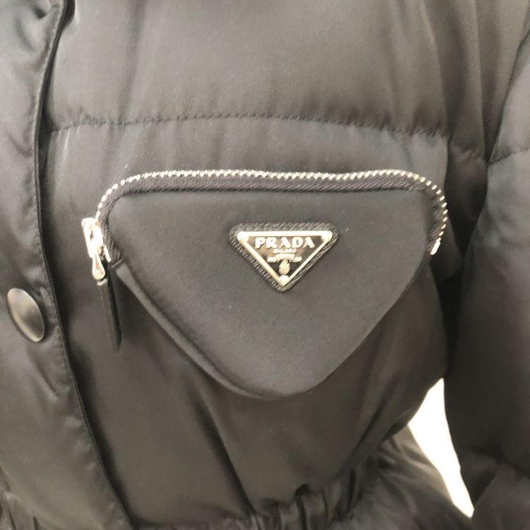 Prada Prada Re-Nylon Triangle Pocket Down Jacket Size 36 Size XS / US 0-2 / IT 36-38 - 7 Thumbnail