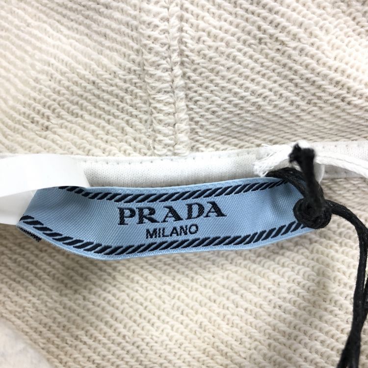 Prada Prada Logo Embroidered Hoodie Size XS Size XS / US 0-2 / IT 36-38 - 3 Thumbnail