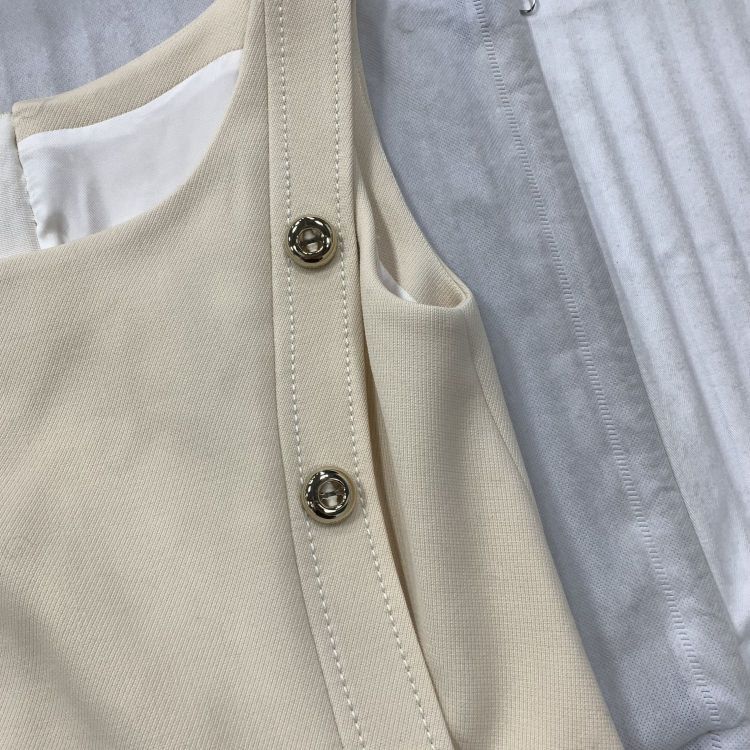 Prada Prada Button Embellished Mini Dress Size 38 Size XS / US 0-2 / IT 36-38 - 6 Thumbnail