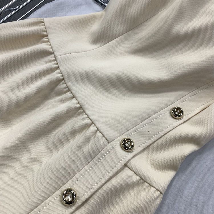 Prada Prada Button Embellished Mini Dress Size 38 Size XS / US 0-2 / IT 36-38 - 8 Thumbnail