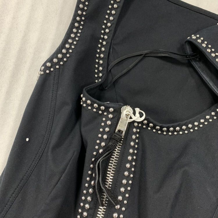 Prada Prada Studded Zipper Midi Dress Size 40 Size S / US 4 / IT 40 - 6 Thumbnail