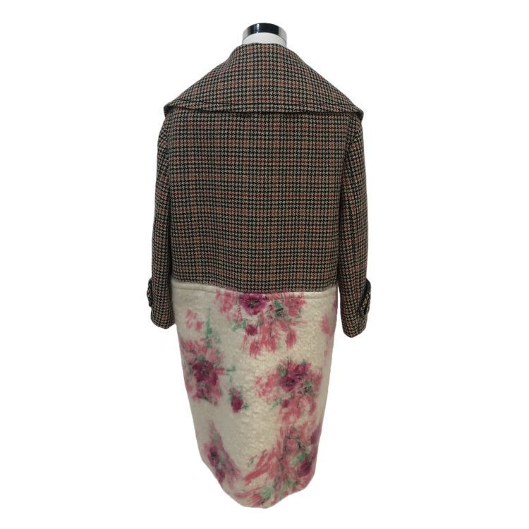 Prada Prada Floral Houndstooth Coat Size 40 Size S / US 4 / IT 40 - 2 Thumbnail