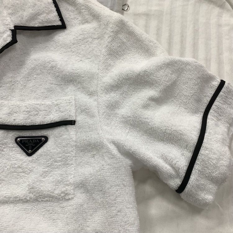 Prada Prada Terry Cloth Shirt Size S Size US S / EU 44-46 / 1 - 8 Thumbnail