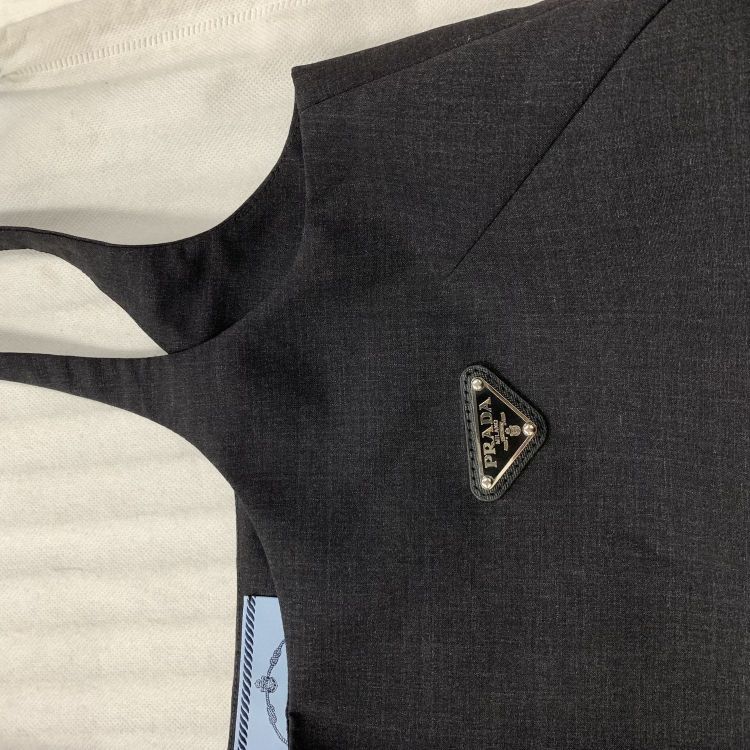 Prada Prada Logo Mini Dress Size 40 Size S / US 4 / IT 40 - 6 Thumbnail