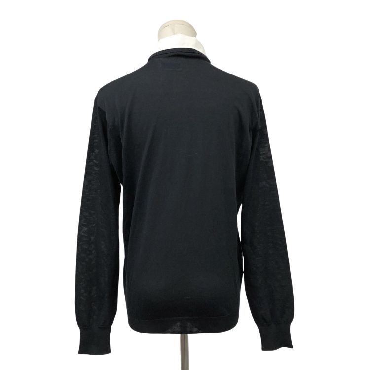 Prada Prada Silk Blend Collared Sweater Size 38 Size XS / US 0-2 / IT 36-38 - 2 Thumbnail