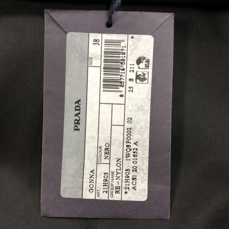 Prada Prada Re-Nylon Mini Skirt Size 38 Size 26" / US 2 / IT 38 - 6 Thumbnail