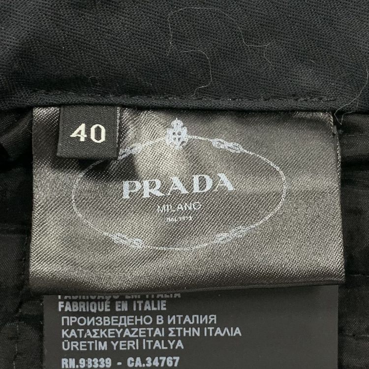 Prada Prada Black Technical Stretch Pants Size 40 Size 27" / US 4 / IT 40 - 4 Thumbnail