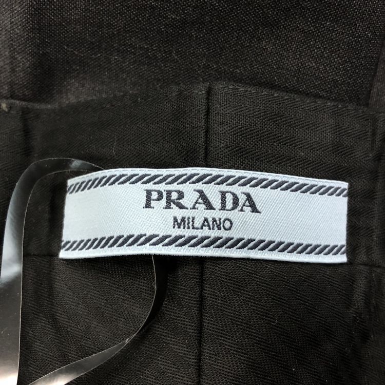 Prada Prada Charcoal Wool Trousers Size 38 Size 26" / US 2 / IT 38 - 3 Thumbnail