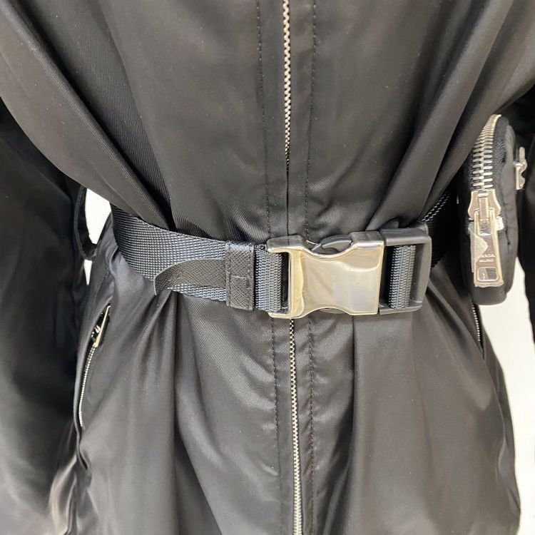 Prada Prada Re-Nylon Belted Jacket Size 42 Size M / US 6-8 / IT 42-44 - 9 Thumbnail