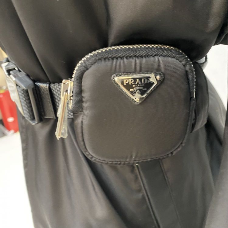 Prada Prada Re-Nylon Belted Jacket Size 42 Size M / US 6-8 / IT 42-44 - 10 Thumbnail